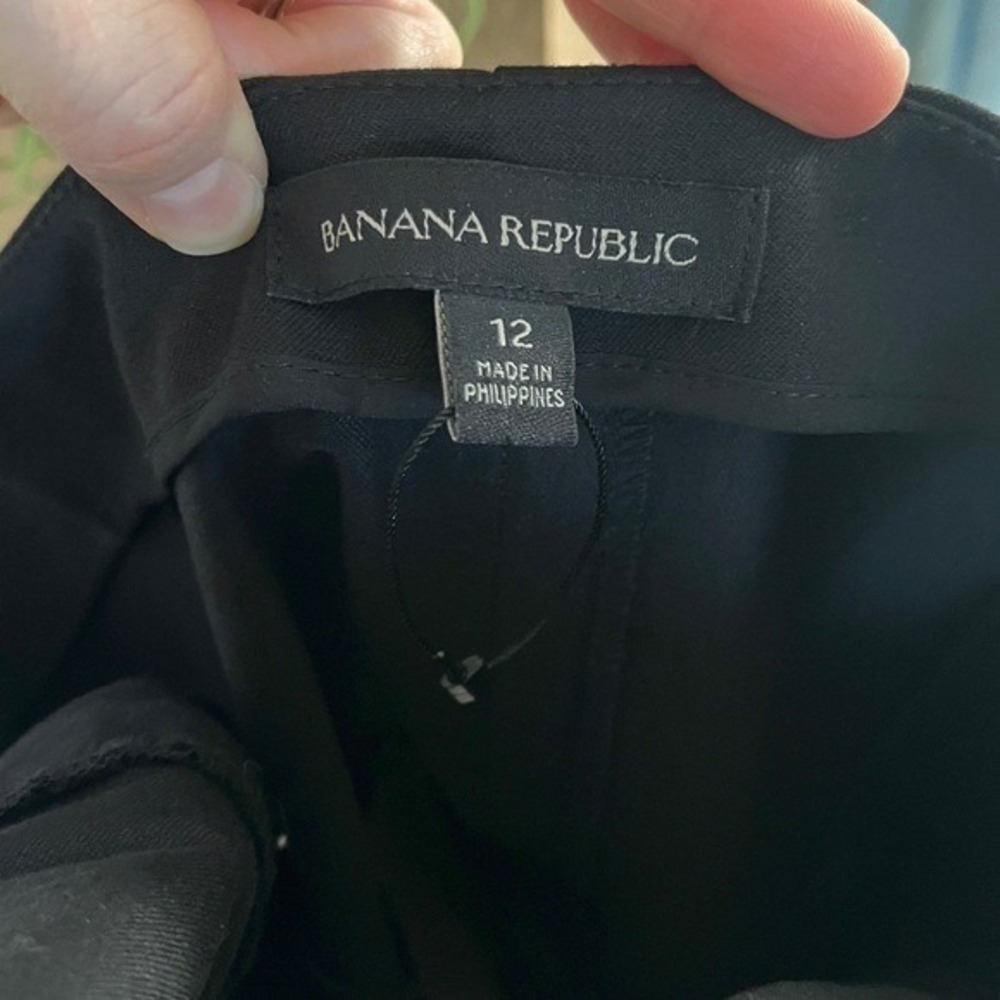Banana Republic Black Midi Sheath Dress - Picture 8 of 9